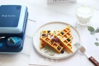 Make Milk waffles step 11