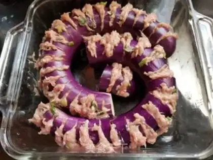 Make A plate of eggplant step 3