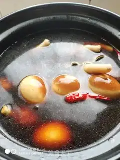 Make Chicken feet and eggs step 5
