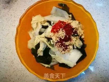 Make Soy sauce and wide powder step 5