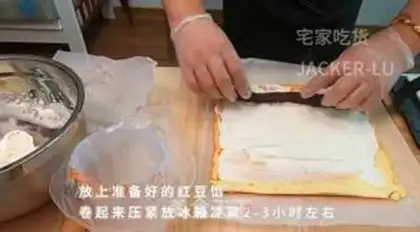 Make Four Swiss rolls step 23