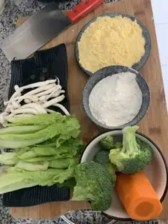 Make Vegetable nest step 0