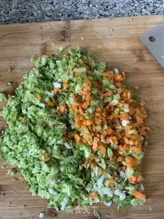 Make Vegetable nest step 1