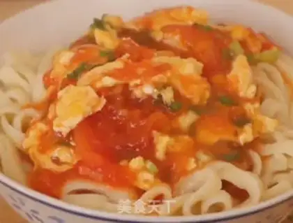 Make Tomato egg noodles step 7