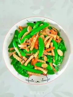 Make Porphylls, carrots, sweet beans step 4