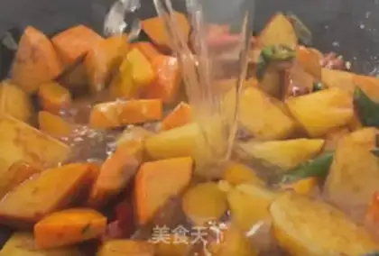 Make Pumpkin potatoes step 4