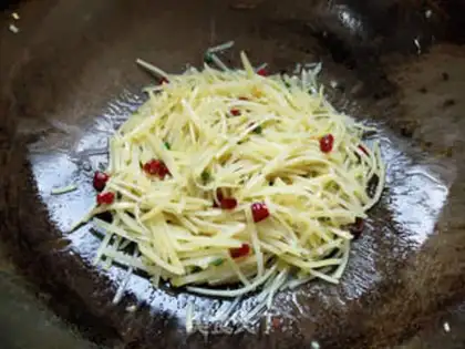 Make Spicy potatoes step 7