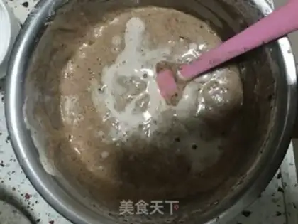 Make Chocolate sponge cake step 10