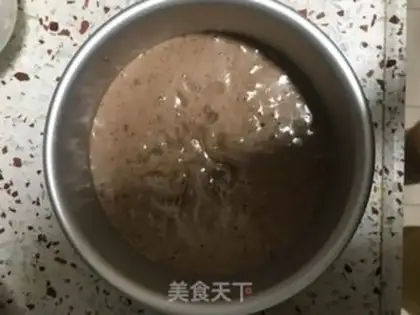 Make Chocolate sponge cake step 11