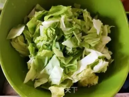 Make Meatloaf tofu and cabbage step 2