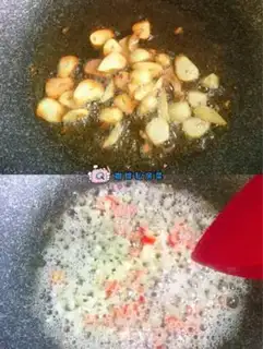 Make Garlic white meat step 4