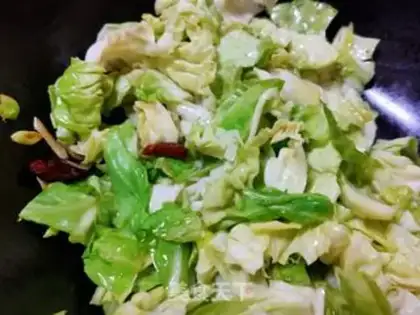 Make Meatloaf tofu and cabbage step 10
