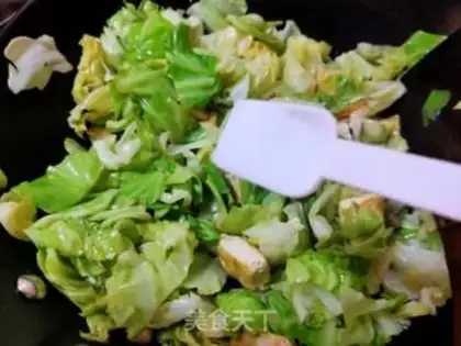 Make Meatloaf tofu and cabbage step 12