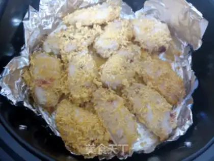 Make Gold sand wings step 6