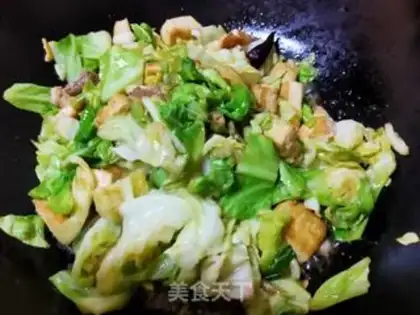 Make Meatloaf tofu and cabbage step 14