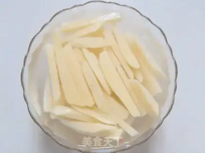 Make Homemade fries step 1