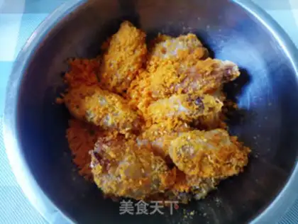 Make Gold sand wings step 8