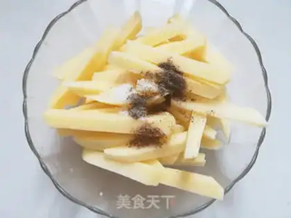 Make Homemade fries step 2