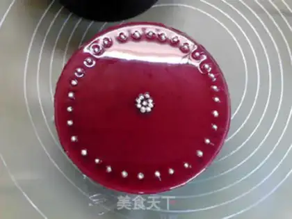 Make Blueberry mousse step 21