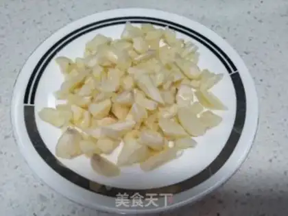 Make Garlic beans step 1