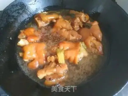Make A beer and a pig hoof step 14