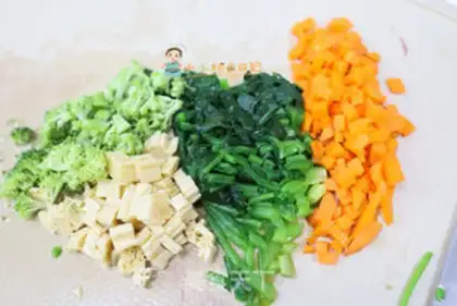 Make Scrambled flour step 2