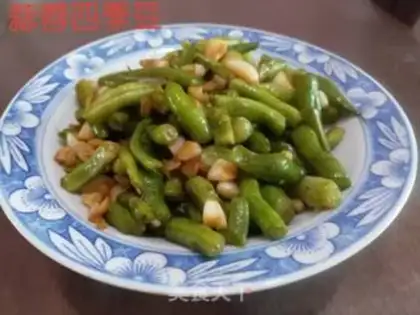 Make Garlic beans step 6