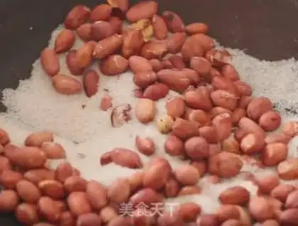 Make Sugar peanuts step 1