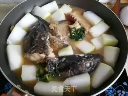 Make Fish head, melon soup step 5