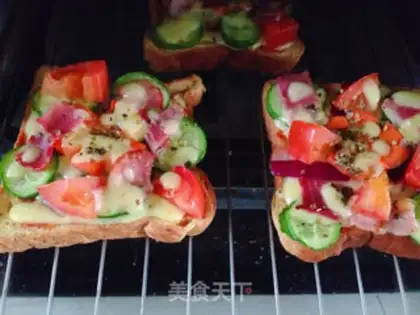 Make Toast pizza step 7