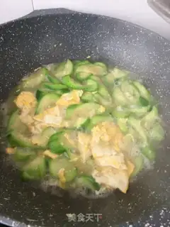 Make Fried omelet soup step 12