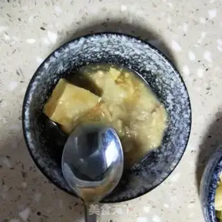 Make Tofu cream and emptiness step 2