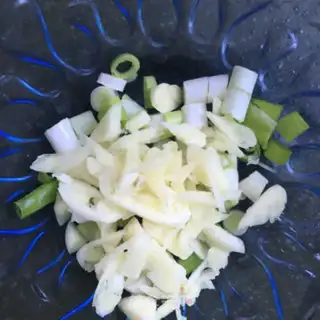 Make Garlic bitter melon step 4