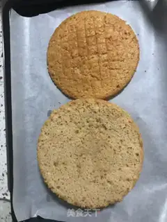 Make Peaches mousse cake step 22