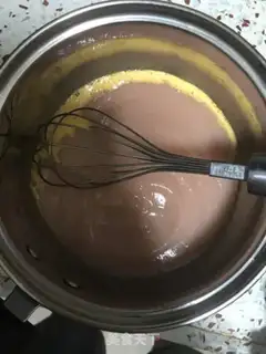 Make Peaches mousse cake step 26