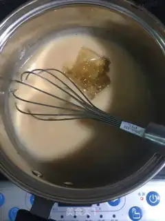 Make Peaches mousse cake step 27