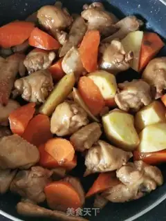 Make Potato chicken wings step 8