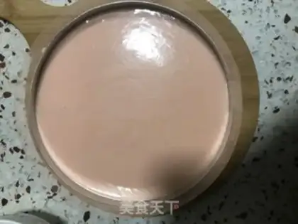 Make Peaches mousse cake step 37