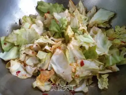 Make Round cabbage and tofu step 3