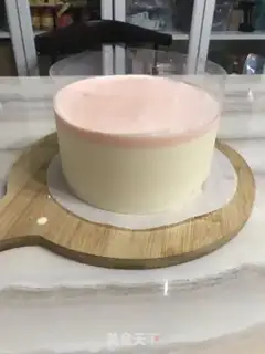 Make Peaches mousse cake step 40