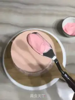 Make Peaches mousse cake step 42