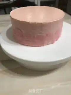 Make Peaches mousse cake step 43