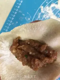 Make Whole wheat beef dumplings step 7