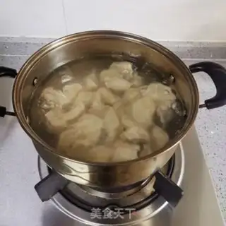 Make Cracker radish egg dumplings step 13