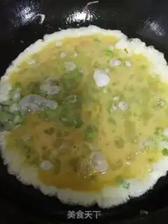Make Eggs with green beans step 4