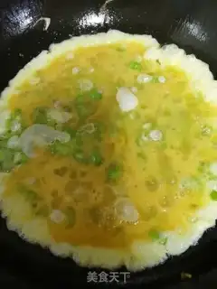 Make Eggs with green beans step 5