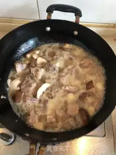 Make Four seasons of soybean purified ribs step 6