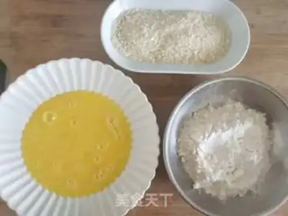 Make French blue ribbon chicken burrito step 5