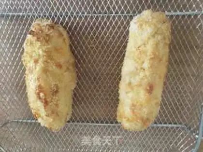 Make French blue ribbon chicken burrito step 8
