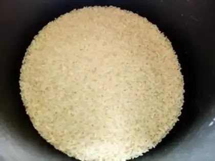 Make Red bean rice step 1